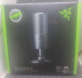 Razer seiren x microfono usb super cardiode pc ps4