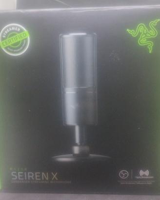 Razer seiren x microfono usb super cardiode pc ps4