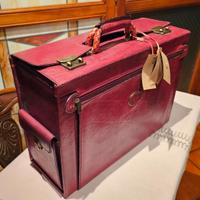 Valigia Roncato Texas in vera pelle nuova con kit