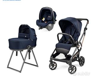 Trio Peg Perego Vivace 2023 Blue Shine e accessori