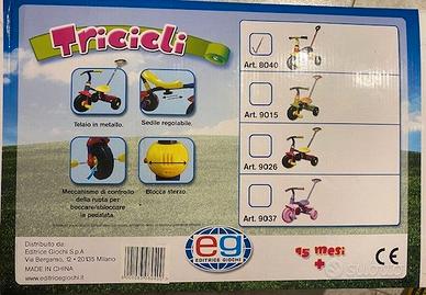 Triciclo x bambini
