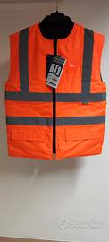 Gilet imbottito reversibile alta visibilità 