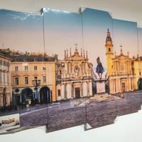 QUADRO MODERNO TORINO PIAZZA SAN CARLO  - 150x90 