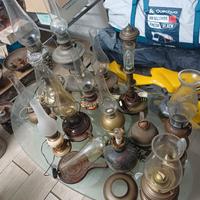 vari bidoni alluminio vecchi 