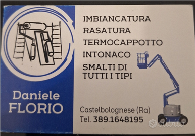 Intonacatore e imbianchino