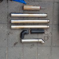 Tubi stufa pellet + carottatrice con attacco SDS