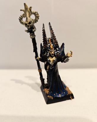 Incantatrice Morathi Warhammer Elfi Oscuri Metallo