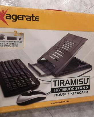 Stand per notebook Tiramisù KIT 3-in-1