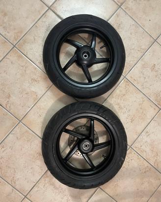 Cerchi neri aprillia 13”