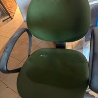 Sedie ufficio stoffa e plastica