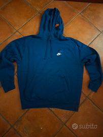 felpa nike blu multi logo