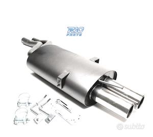 SILENZIATORE DI SCARICO BMW E46 98-07 ACCIAIO