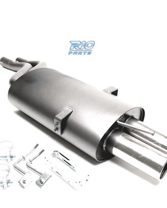 SILENZIATORE DI SCARICO BMW E46 98-07 ACCIAIO