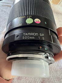Tamron SP 500mm 1:8 MC Tele Macro 55B obiettivo ca