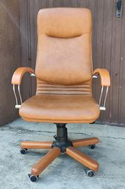 Sedia ufficio in pelle