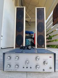 Impianto RCF Ampli+Casse+Micro