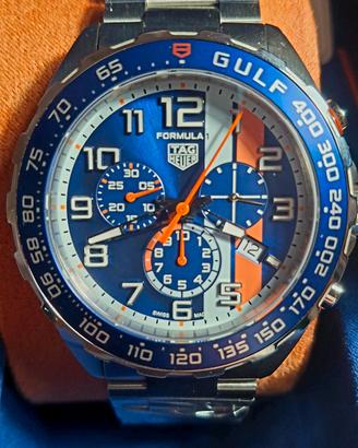 Tag Heuer Formula 1 X Gulf Impellicolato/NUOVO