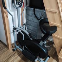 bicicletta cross trainer ciclette 2 in 1