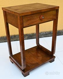 Tavolino – Comodino in legno stile Art Déco