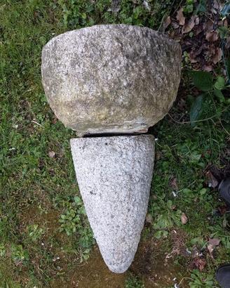 lavandino in pietra da giardino