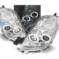 FARI TOYOTA YARIS 06-09 OCCHI ANGEL CCFL FONDO CRO