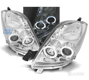 FARI TOYOTA YARIS 06-09 OCCHI ANGEL CCFL FONDO CRO