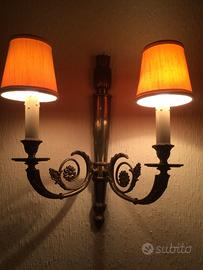 Appliques vintage in bronzo coppia