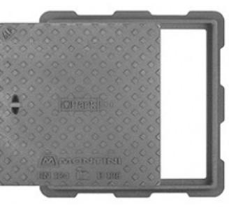 Coperchio ghisa ispezione 500 tecno