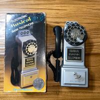 Salvadanaio Bank telefono vintage anni 70'