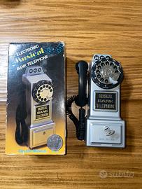 Salvadanaio Bank telefono vintage anni 70'