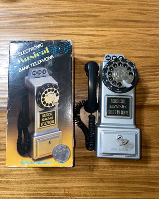 Salvadanaio Bank telefono vintage anni 70'