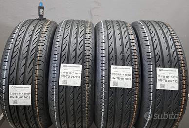 4 pneumatici pirelli 225/55 r17 101w tu17032