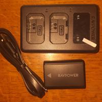 caricabatterie rav power fotocamera digitale