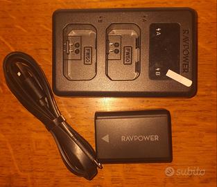 caricabatterie rav power fotocamera digitale