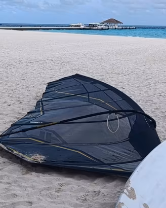 vela windsurf ACZ 7.8  POINT SEVEN + rig completo 