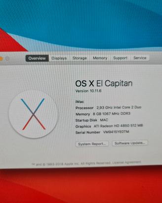 Apple iMac 24 pollici 