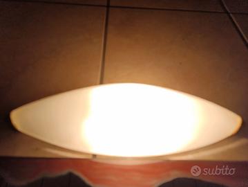 coppia applique da parete in vetro opacizzato 