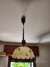 Lampadario saliscendi vintage
