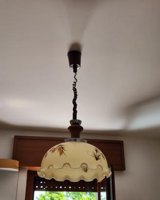 Lampadario saliscendi vintage