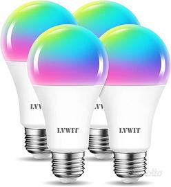 LVWIT Lampadina LED Smart Wifi Con Attacco E27,12W