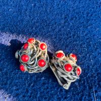 Orecchini corallo vintage