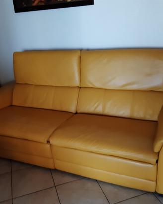 Divano Egoitaliano in vera pelle 2 posti Relax