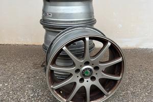 Cerchi in lega da 17 per skoda