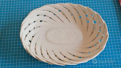 Cestino portapane Mulino Bianco ceramica anni 80