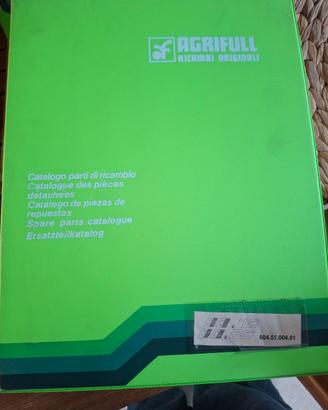 catalogo ricambi trattori Agrifull 80.75/85