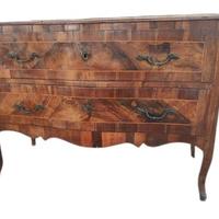 Cassettone Comoncino Luigi XV Emiliano noce