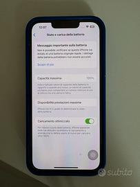Iphone 13 128gb nero batteria 100%