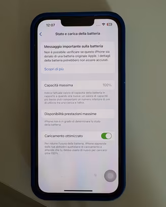 Iphone 13 128gb nero batteria 100%