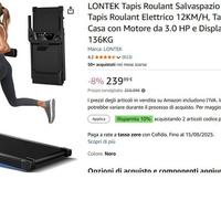 TAPIS ROULANT NUOVO E IMBALLATO