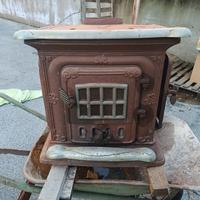 stufa a legna vintage